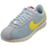 Nike Cortez Womens Fashion Trainers in Blue Yellow - 5 UK