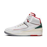 Nike Air Jordan 2 Origins Trainers 'Fire Red' UK 7 EUR 41 US 8 (DR8884-101) New