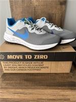Nike Revolution 6 Running Shoes Grey Blue Size UK 5.5 EU 38.5 New Please Read