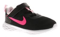 Nike Infant Girls Trainers Revolution 6 Td Running Touch Fastening Pink and Blac