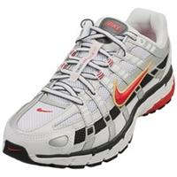 Nike P-6000 Womens Fashion Trainers in White Red - 6.5 UK