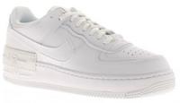 Nike Womens Chunky Trainers AF1 Shadow Leather Lace Up white UK Size