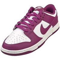 Nike Dunk Low Retro Mens Fashion Trainers in White Purple - 8.5 UK