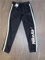 Nike Air Junior Tracksuit Bottoms/Joggers Black and Green Size Medium