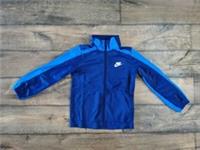 Nike Poly Full Zip Sweatshirt Blue Kid's Size XS BRAND NEW DD0324-472