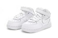 Nike Force 1 Mid TD Infant Toddler Babies Mid-Top Sneakers 314197-113 Little Kid