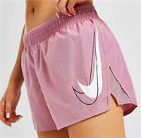 WOMENS NIKE DRI FIT RUNNING SHORTS DOUBLE SWOOSH UK S, M SALMON NEW LAST TWO - S (8-10) Regular