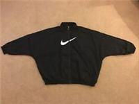 Nike Essentials Swoosh Woven Track Top Black In Womens Size 2XL BRAND NEW - 2XL Plus