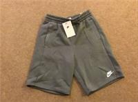 Nike French Terry Tracksuit Shorts Grey In Youth (Unisex) Size L BRAND NEW