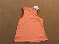 Nike Yoga Dri Fit Split Back Top Rose Pink In Womens Size S BRAND NEW DEFECTS