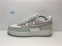Mens Nike Air Force 1 Leather Trainers AF1 Seaglass Green Violet DM9089 001