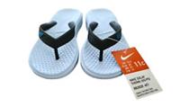 Nike Cobalt Tint/Neon Turq Solay Kids Flip Flops Size UK 10.5 / EUR 28 / 17cm