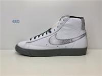 Mens Nike Blazer Mid 77 Leather EMB 50 Years Of Hip Hop White Grey