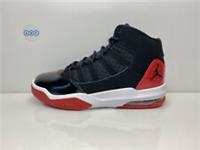 Nike Air Jordan Max Aura GS Patent Black Gym Red White Bred Kids Teen Womens