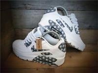 Nike Air Max 90/Custom Painted/Grey-White/Essential/ID/Force 1/Mens/Womens