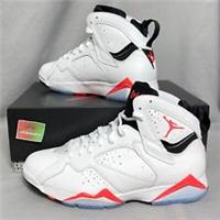 Nike Air Jordan 7 Retro UK10 CU9307-160 White Crimson Infrared EUR45 US11 VII