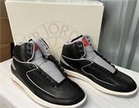 Nike Air Jordan 2 Retro BLACK/WHITE UK 8 / US 9 / EUR 42.5 | 395709-001 BNIB