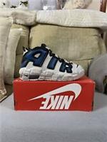 Nike Air More Uptempo GS LT Iron/Blue Trainers Shoes BNIB Size 5uk FJ1387-001