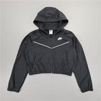 Nike Kids Girls Tracksuit Jacket Black 13- 15 Years Full Zip Hooded Track Top