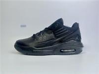 Mens Nike Air Jordan Max Aura 5 Trainers Black Grey Leather 1 4 Various Sizes