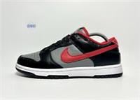 Mens Nike Dunk Low ID By You Custom Trainers Black Grey Red UK Size 7.5 EUR 42