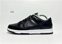 Mens Nike Dunk Low ID By You Custom Trainers Black White Leather UK Size 7.5