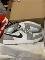 Nike Air Jordan 1 Mid Light Smoke Grey / Anthracite Size UK 7.5