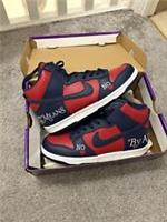 Nike Supreme Dunk High SB By Any Means Red Navy - DN3741-600 Og All Uk7.5