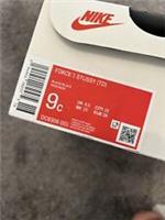 Nike air force 1 x stussy Black Low Toddler Td 9C 8.5 Lot