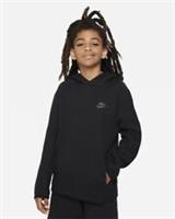 Nike Kids Older Boys Tech Fleece Pullover Hoodie Triple Black Age 12-13 Years