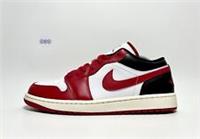 Nike Air Jordan 1 Low Black Red White Sail Bred Retro Leather OG Various Sizes