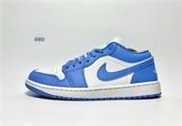 Nike Air Jordan 1 Low UNC University Blue White Leather OG UK Size 9.5 EUR 44.5