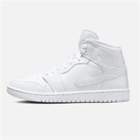 Women's Nike Air Jordan 1 Mid Triple White