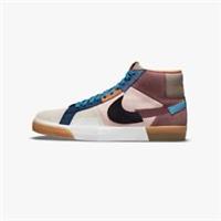 NIKE SB ZOOM BLAZER MOSIAC - WINE RED, WHITE, BLACK, PINK - DA8854 600 - UK 9