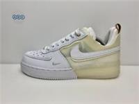 Womens Nike Air Force 1 React Split White Coconut Milk UK Size 3.5 EUR 36.5
