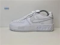 Womens Nike Air Force 1 AF1 Fontanka Triple White Trainers Leather UK Size 6