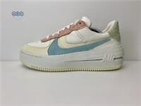 Womens Nike Air Force 1 AF1 Low Platform Leather White Sail Suede UK Size 4.5