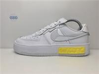 Nike Air Force 1 Fontanka AF1 White Yellow Leather UK Size 7 EUR 41 DA7024 101