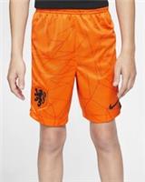 Nike Netherlands Stadium Home Older Kids Football Shorts Orange Black Size Small
