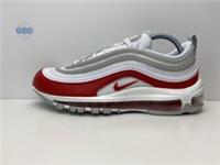 Mens Nike Air Max 97 Trainers White Grey University Red Reflective Various Sizes