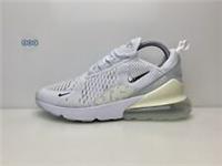 Womens Nike Air Max 270 Trainers White Pure Platinum Metallic Various Sizes