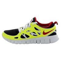 NIKE FREE RUN 2 TRAINERS SHOES SNEAKERS YELLOW BLACK RUNNING GYM OLDER KIDS NEW