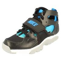 NIKE TRAINER HUARACHE HI TOP SNEAKERS SHOES BLACK BLUE RETRO NEW BNWT OLDER KIDS