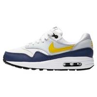 NIKE AIR MAX 1 TRAINERS SHOES SNEAKERS BLUE RECALL WHITE RETRO NEW OLDER KIDS GS
