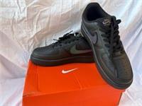Nike Air Force 1 '07 Mens Shoes Black With Neon Nike Tick