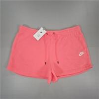Nike Womens Shorts Pink XL Club Fleece Mid-Rise CJ2158 894 - XL Regular