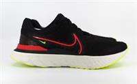 Nike React Infinity Run Flyknit 3 Black Siren Red Team Red Volt DH5392-007
