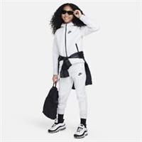 Nike Sportswear Kids Youth Junior Tech Fleece Joggers Trousers Light Grey Black