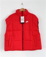 Nike Sportswear Classic Puffer Body Warmer Therma-FIT Loose Gilet Red FB7679-657 - XS Regular