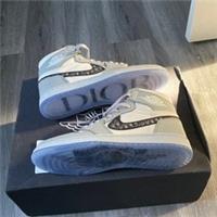 Dior Air Jordan Retro High Grey Sneakers -UK5 / US 7.5 / EU 38.5 - Brand New